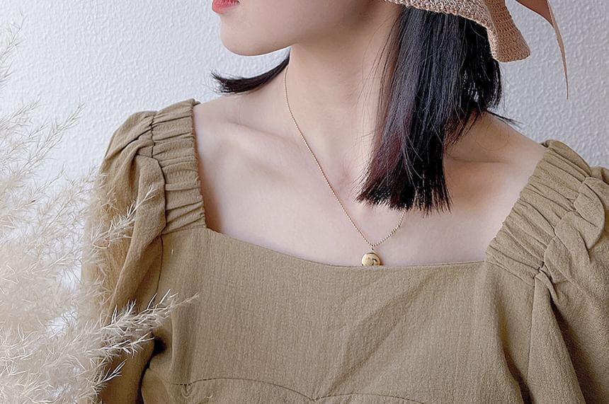 Ribbon Hat Cotton Bucket Linen