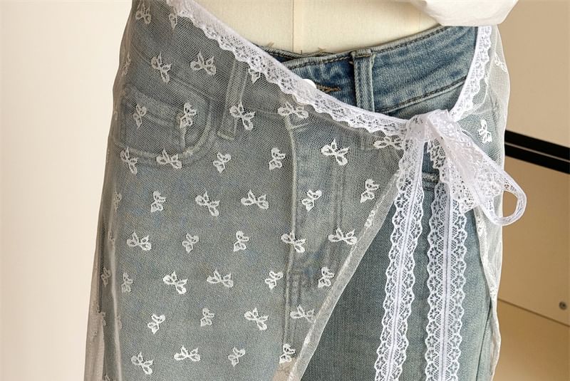 Lace Skirt Designs) Half (Various Apron