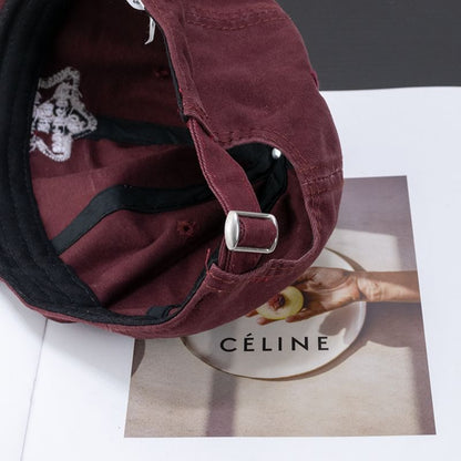 Star Distressed Applique Cap Baseball