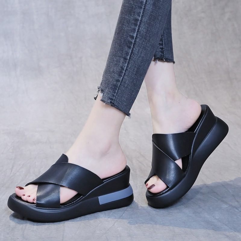 Wedge Sandals Platform Slingback