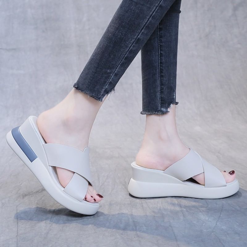 Wedge Sandals Platform Slingback