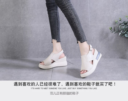 Wedge Sandals Platform Slingback