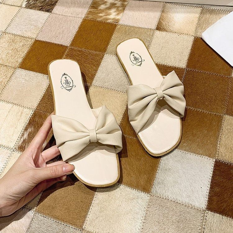 Bow Sandals Slide