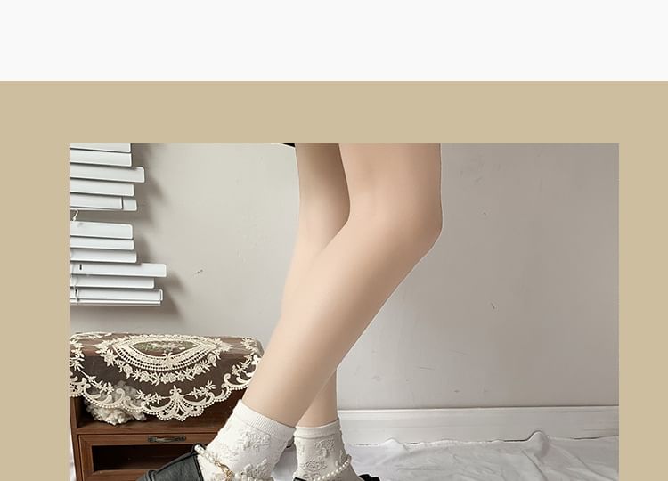 Heel Strap Platform Loafers Ankle Bow Chunky