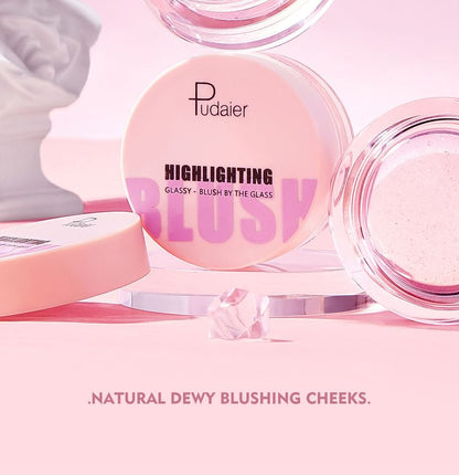 Temperature Change Glassy Highlighting Blush