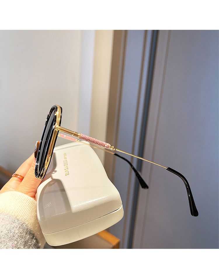 Frame Sunglasses Oversized Geometric