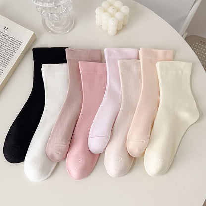 Plain Short Socks