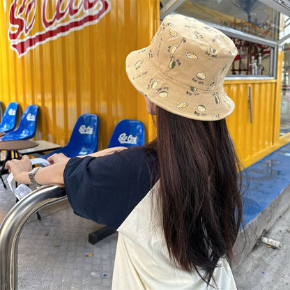 Durian Bucket Print Hat