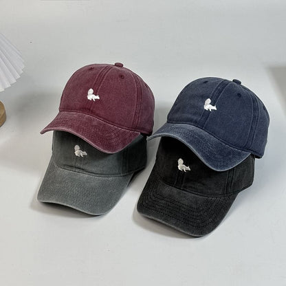 Cap Embroidered Squirrel Baseball