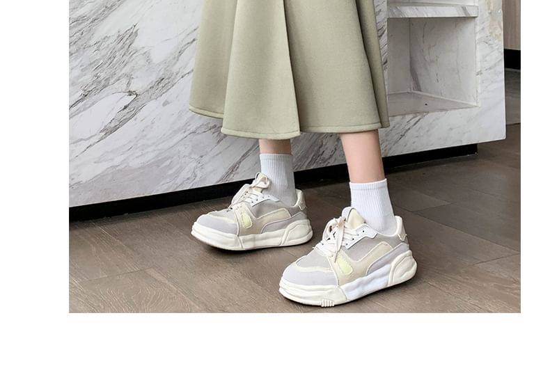 Skirt Waist High Midi Plain A-Line