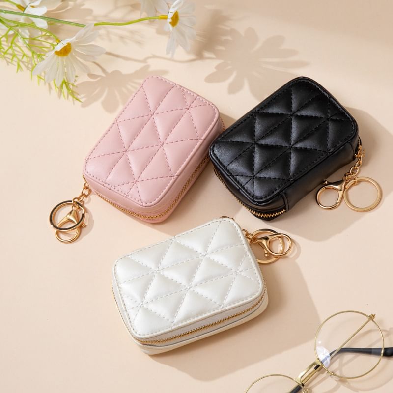 Quilted Makeup Pouch Mini