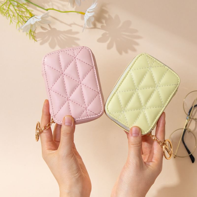 Quilted Makeup Pouch Mini