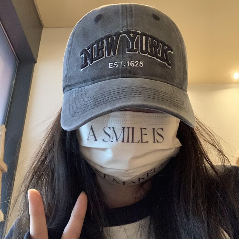 Cap Lettering Embroidered