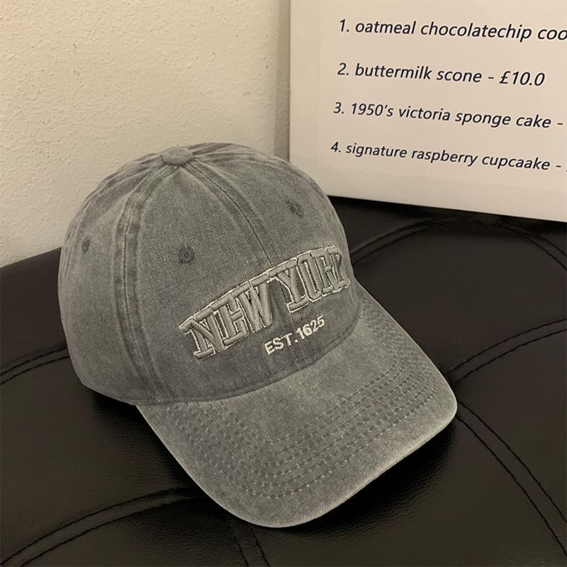 Cap Lettering Embroidered