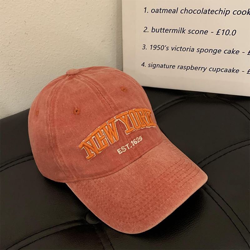 Cap Lettering Embroidered