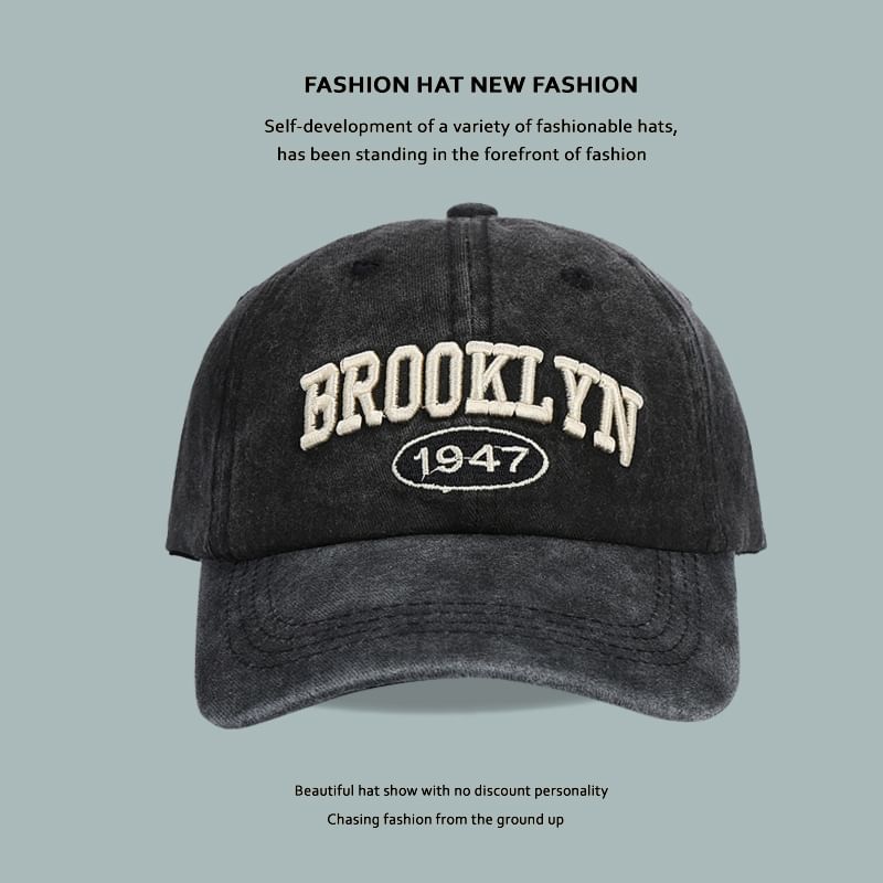 Embroidered Cap Lettering