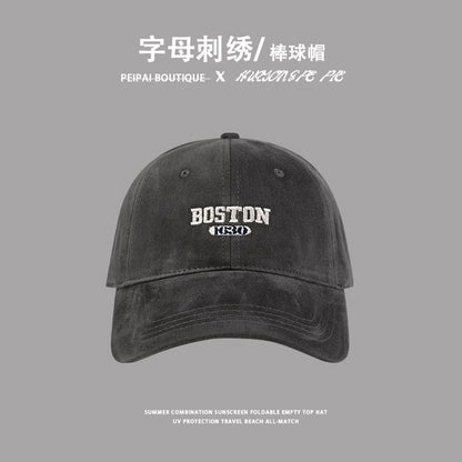 Embroidered Lettering Cap