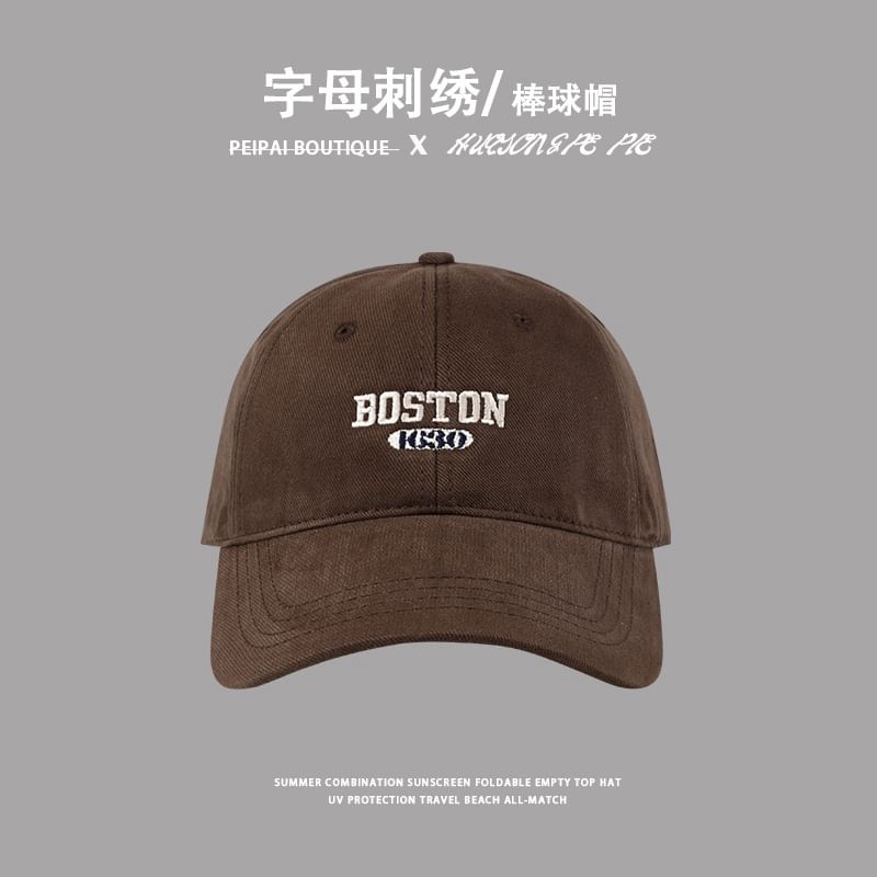 Embroidered Lettering Cap