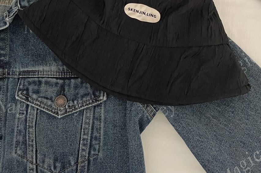 Bucket Hat Textured Applique