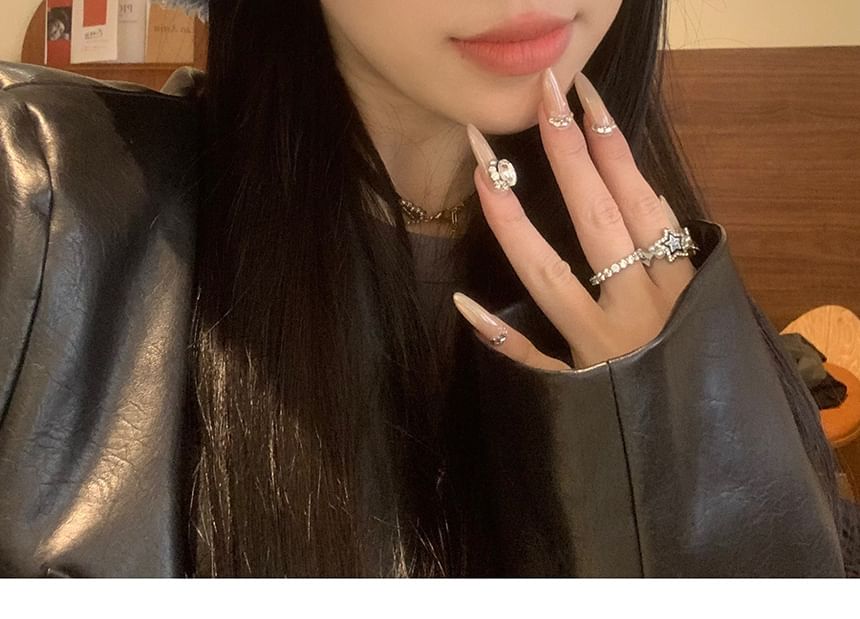 Hat Washed Bucket Gradient Denim Frayed