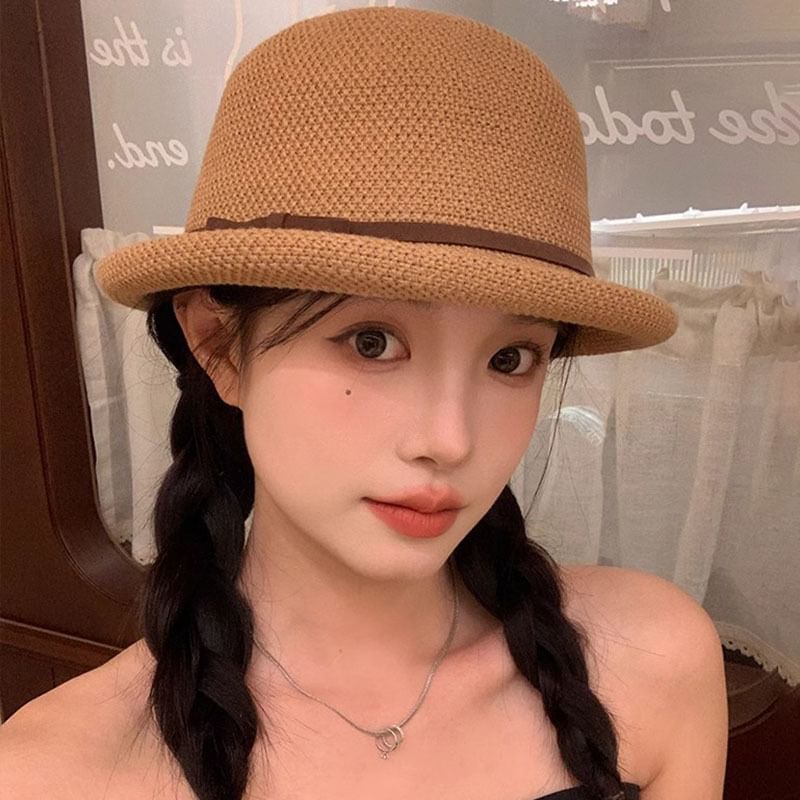 Straw Hat Fedora