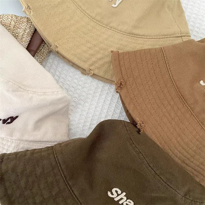 Lettering Hat Bucket