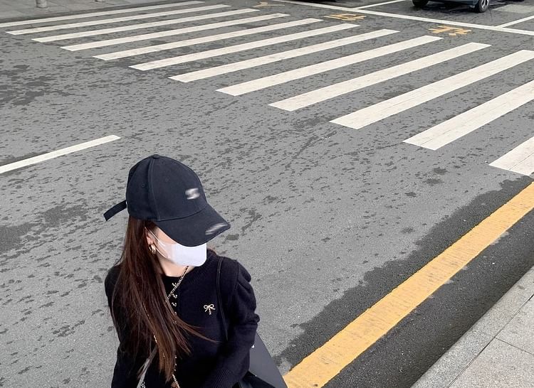 Elastic Midi Skirt Floral Waist A-Line