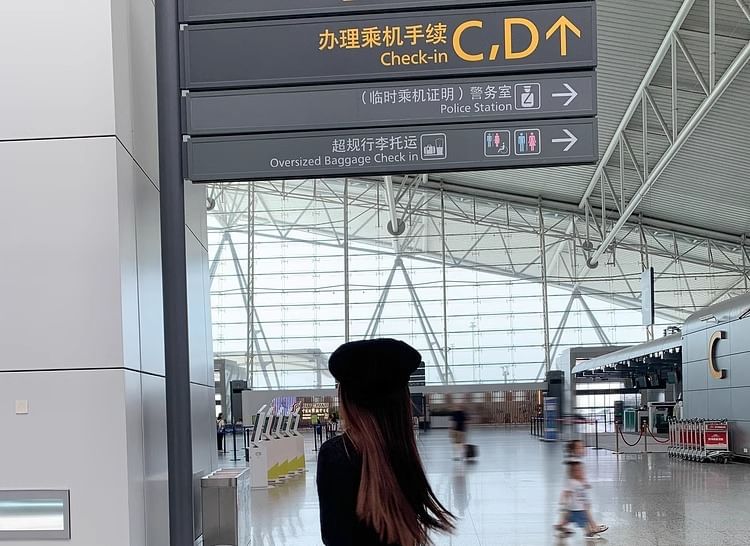 Elastic Midi Skirt Floral Waist A-Line