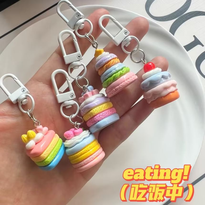 Cake Bag Charm Keyring (Various Designs)