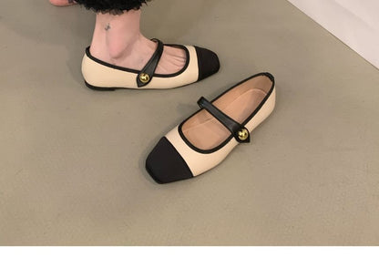 Toe Mary Cap Jane Shoes
