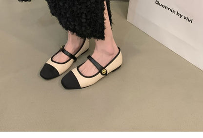 Toe Mary Cap Jane Shoes