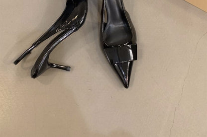 Pointed Toe Stiletto Slingback Heel Sandals