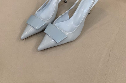 Pointed Toe Stiletto Slingback Heel Sandals