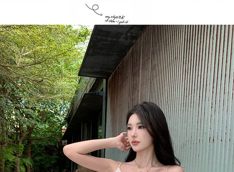 Maxi Cowl Strap Plain Mermaid Neck Spaghetti Dress