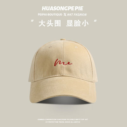 Baseball Cap Lettering Embroidered