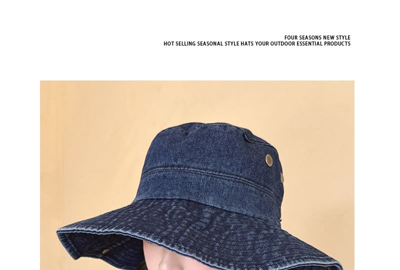 Denim Hat Washed Boonie