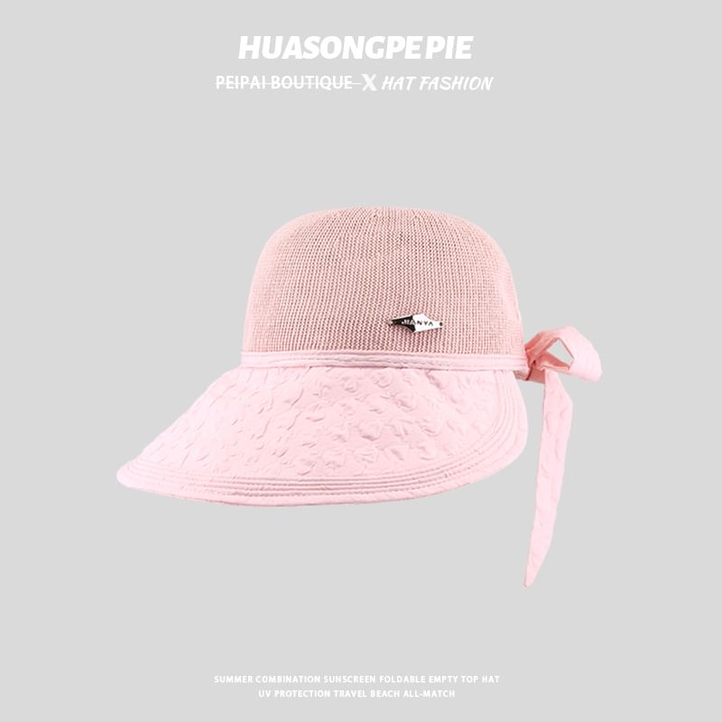 Textured Sun Panel Hat Woven