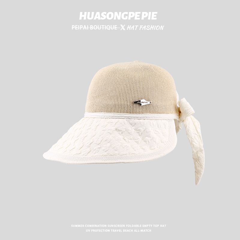 Textured Sun Panel Hat Woven