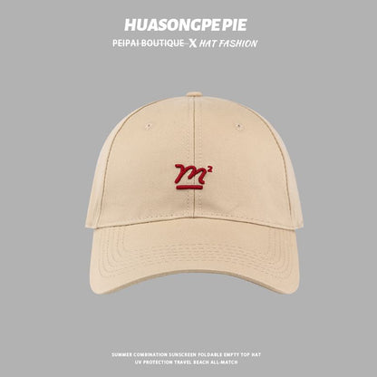 Cap Baseball Lettering Embroidered