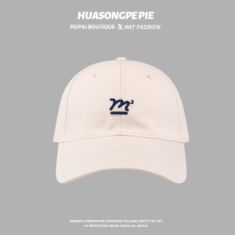 Cap Baseball Lettering Embroidered