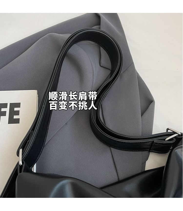 Multi-Pocket Tote Leather Bag Faux