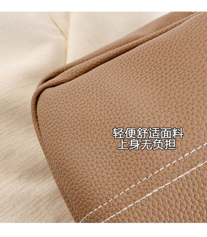 Leather Backpack Faux Multi-Pocket