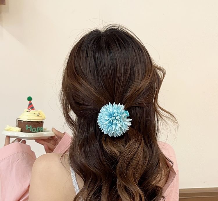 Floral Fabric Hair Clip