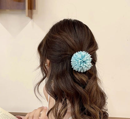 Floral Fabric Hair Clip