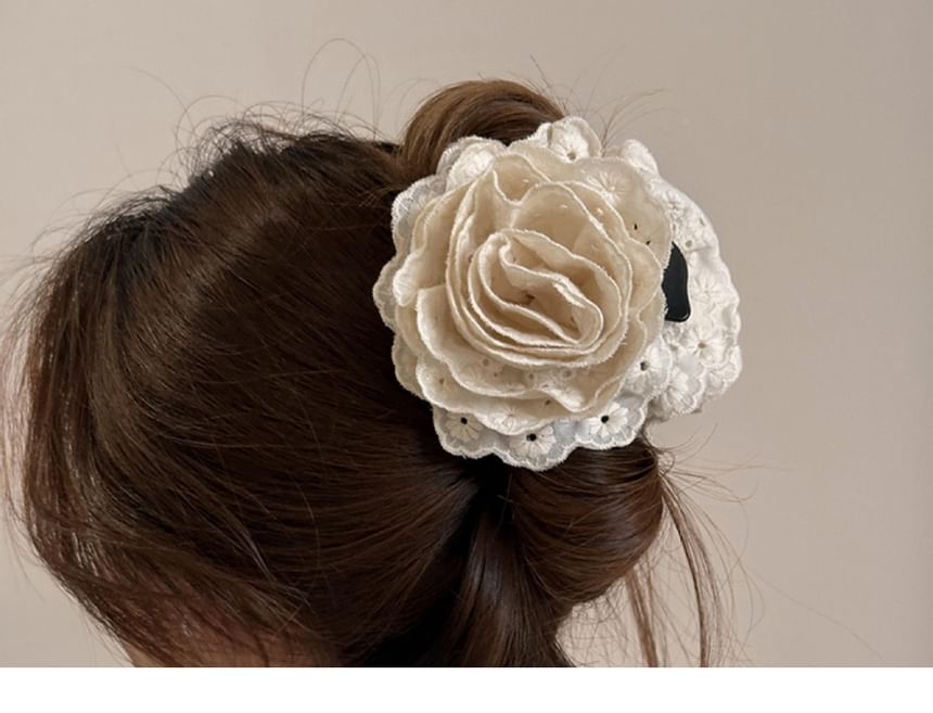 Floral Lace Hair Clamp