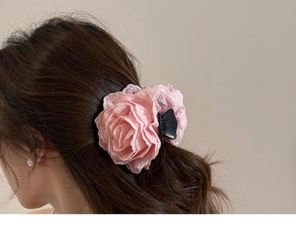 Floral Lace Hair Clamp