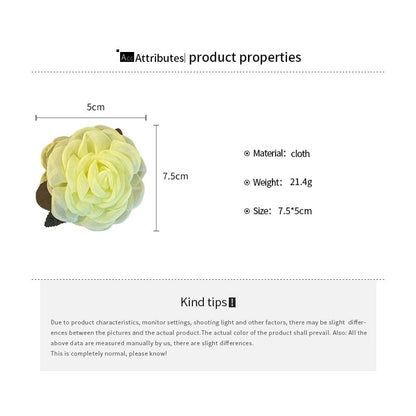 Hair Floral Claw Mesh