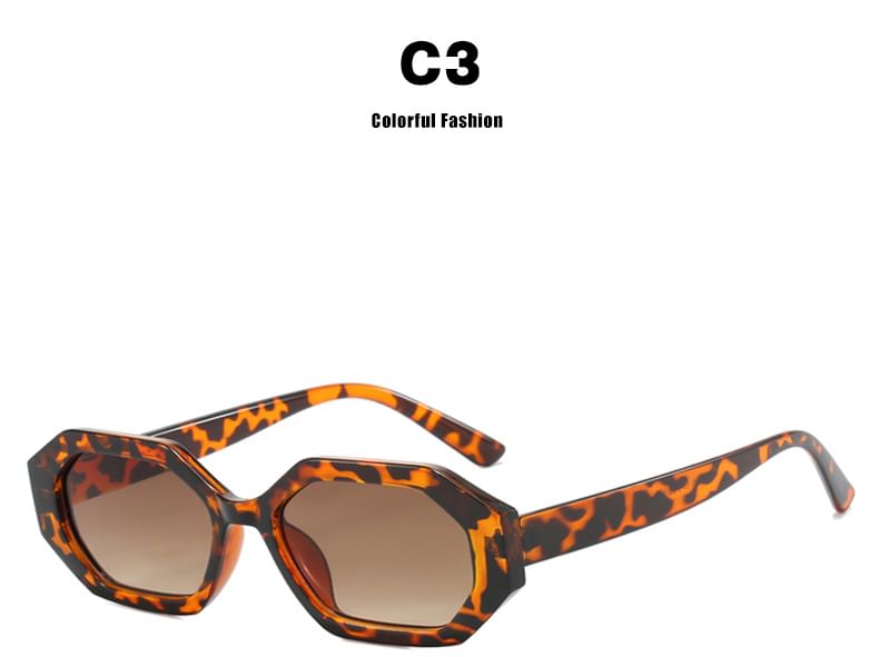 Geometric Frame Sunglasses