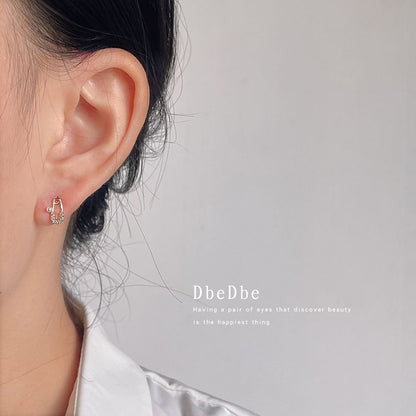 Cuff Rhinestone Earring