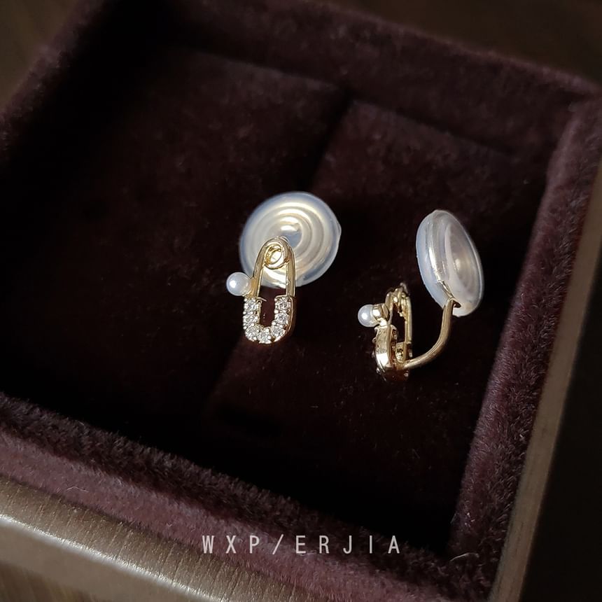 Cuff Rhinestone Earring